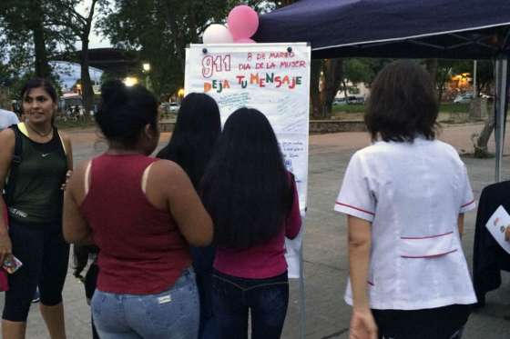 El área de Psicología del 9-1-1 organizó una jornada de concientización por el mes de la mujer