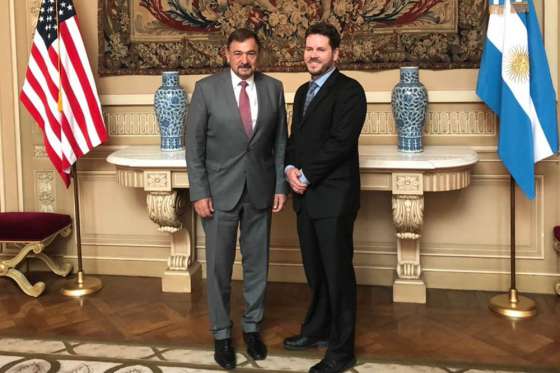 En la Embajada de Estados Unidos, Isa evaluó proyectos de inversión productiva para Salta