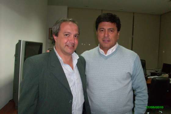 Palópoli fue recibido por el presidente de River Plate