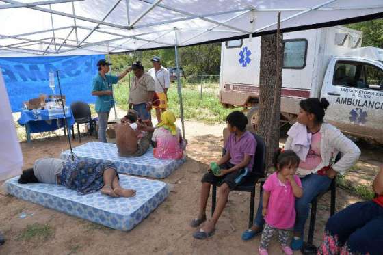 Salud Pública asistió a más de 3.500 personas en las zonas afectadas por las inundaciones