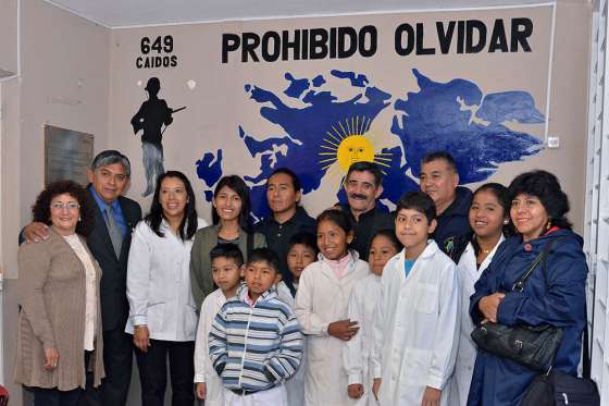 La Comisión de Veteranos de Guerra difunde en escuelas la gesta de Malvinas