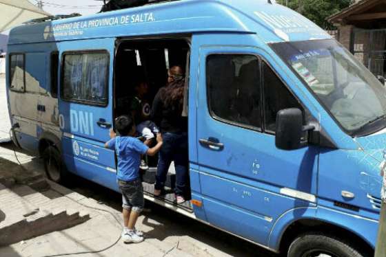 El móvil del Registro Civil está en Pichanal