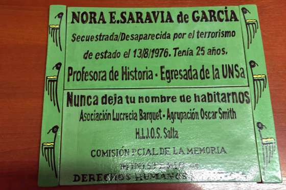 “Baldosas por la memoria” para conmemorar a víctimas del terrorismo de Estado
