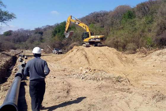 Está en la etapa final  la construcción del nuevo acueducto de Vaqueros