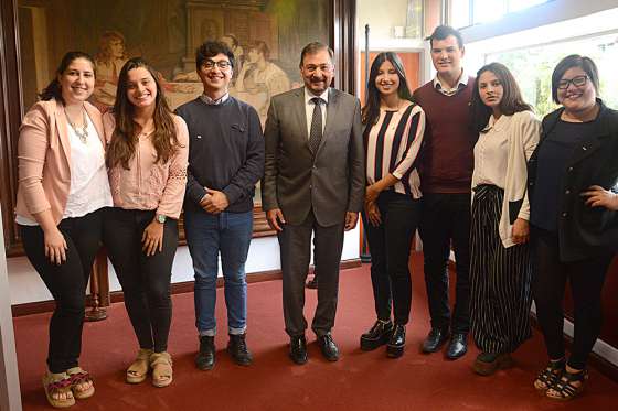 Isa recibió a directivos salteños de la Cámara Junior Internacional