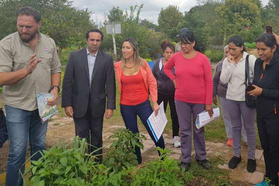 Mujeres víctimas de violencia trabajaron en el desarrollo de huertas orgánicas