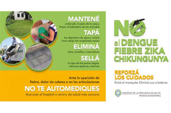 Solicitan mantener medidas de prevención de zika, dengue y chikungunya