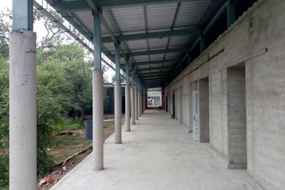 Avanza la construcción del nuevo edificio itinerante N°5154 en Capitán Juan Page