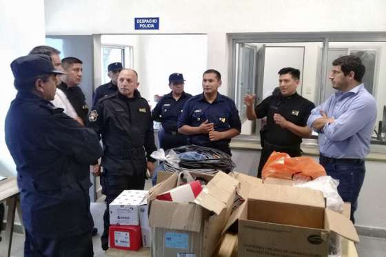 El ministro de Seguridad visitó el Centro de Videovigilancia de Rosario de la Frontera