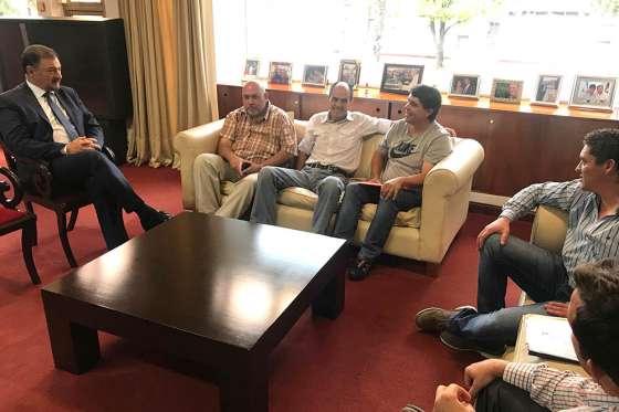 Isa recibió a directivos de la Asociación de Boxeo del Valle de Lerma