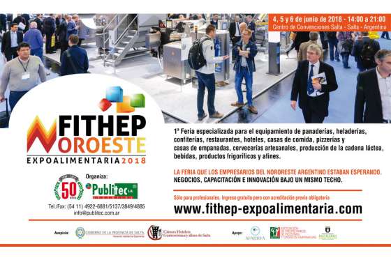 Hoy se presentará FITHEP Noa Expo alimentaria