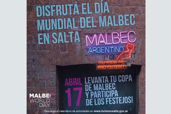 En abril se realizarán actividades por el Día Internacional del Malbec