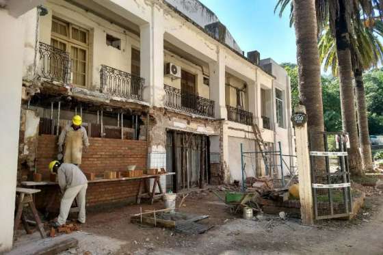 Continúa la puesta en valor del Hotel Termas de Rosario de la Frontera