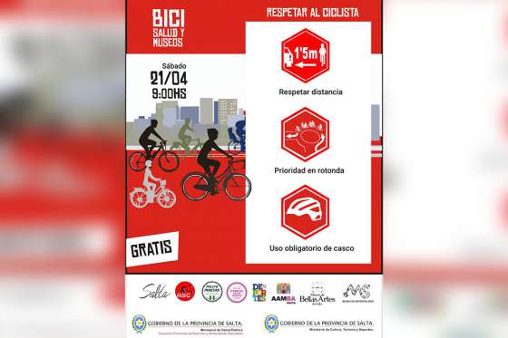 Hoy se realizará una nueva edición de Bici y Salud