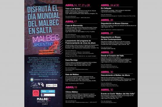 Continúan las actividades por el Día Internacional del Malbec