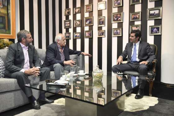 Urtubey se reunió con el secretario general de Agentes de Propaganda Médica