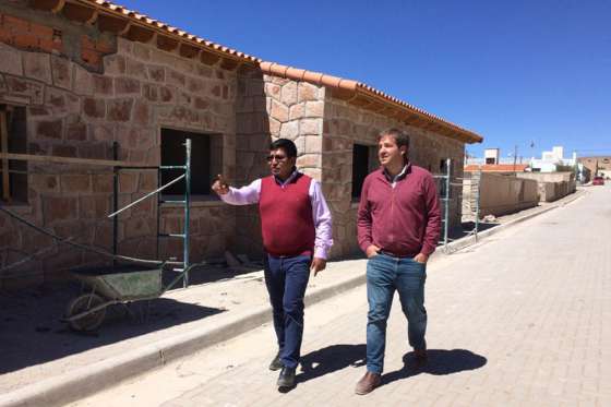 Supervisaron obras del Plan Bicentenario en San Antonio de los Cobres
