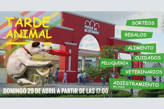 Se celebrará el día del animal en el Parque del Bicentenario