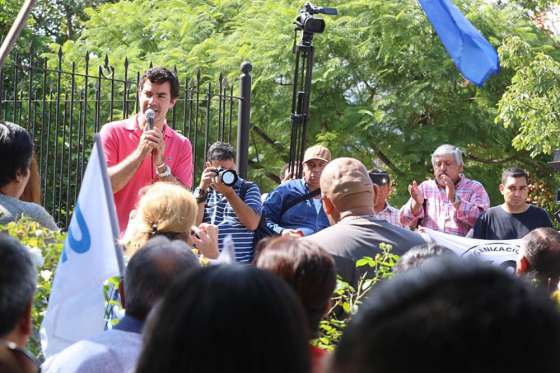 El gobernador Urtubey junto a las organizaciones sindicales celebraron el Día del Trabajador