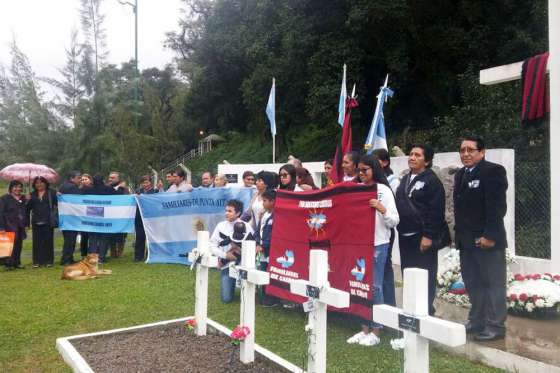 Veteranos de Malvinas conmemoran el 36º aniversario del hundimiento del ARA Belgrano