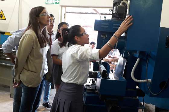 Berruezo destacó el trabajo del grupo CREA por la educación técnica