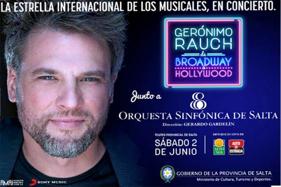 La Orquesta Sinfónica de Salta junto a Gerónimo Rauch