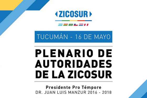Salta participará en el Plenario de la Zicosur en Tucumán