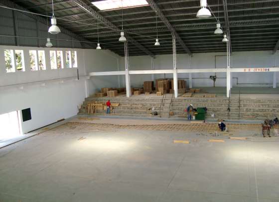 Finalizan obras en el polideportivo de Cachi 