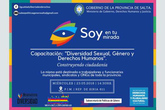 Capacitación en diversidad sexual, género y derechos humanos