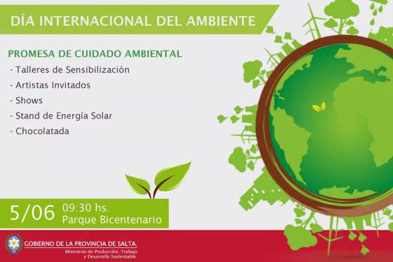 La Provincia prepara una Promesa Ambiental multitudinaria para el Día del Ambiente