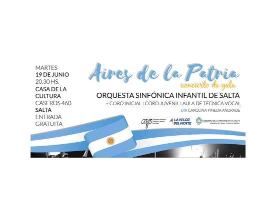 Gala musical con la Orquesta Sinfónica Infantil de Salta