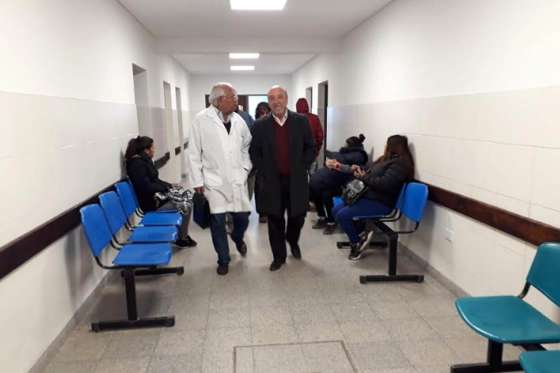 El ministro Mascarello verificó el avance de obras de centros de salud de capital