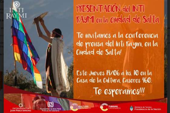 Catamarca presentará en Salta la fiesta del Inti Raymi
