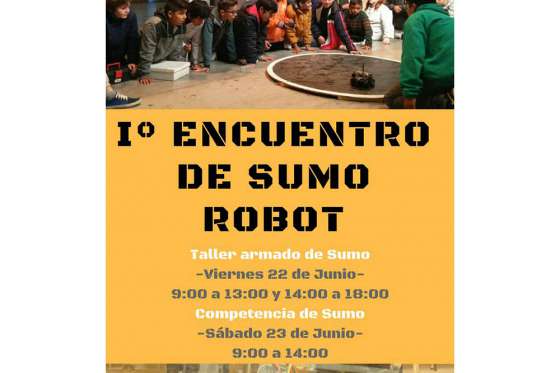 Se lanza el 1° Encuentro de Sumo Robot en la provincia
