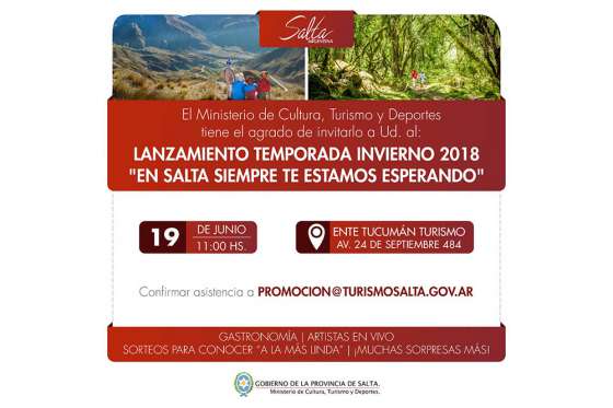 Salta presentará en Tucumán su oferta turística para las vacaciones de invierno