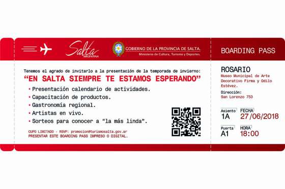 Salta presentará en Rosario su oferta turística para las vacaciones de invierno