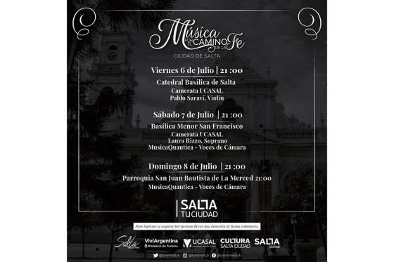Llega a Salta “Música por el Camino de la Fe”