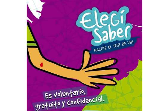 Por el Día Nacional de la Prueba de VIH hoy habrá testeo y actividades preventivas