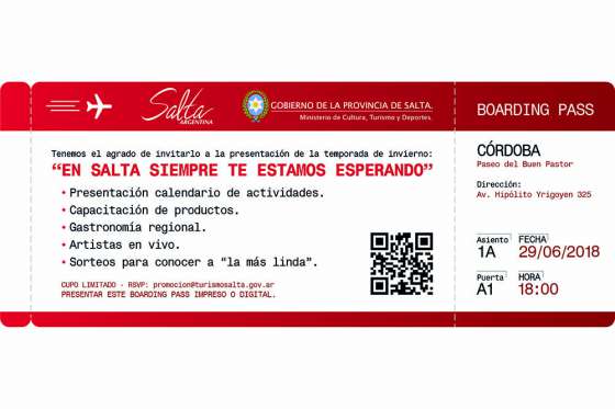 Salta presentará en Córdoba su oferta turística para las vacaciones de invierno