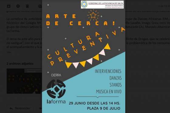 Con un festival culminan las actividades de concientización sobre uso indebido de drogas