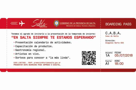 Salta presentará hoy en Buenos Aires su oferta turística para vacaciones de invierno 2018