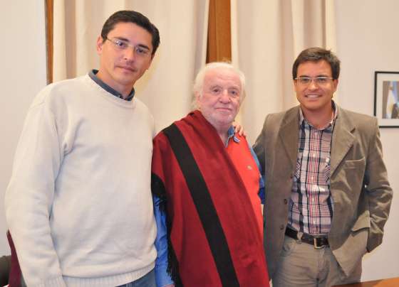 El ministro Posadas recibió al actor Pepe Soriano 