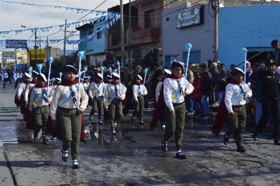 Cuerpos infantiles participaron de la celebración del Día de la Independencia
