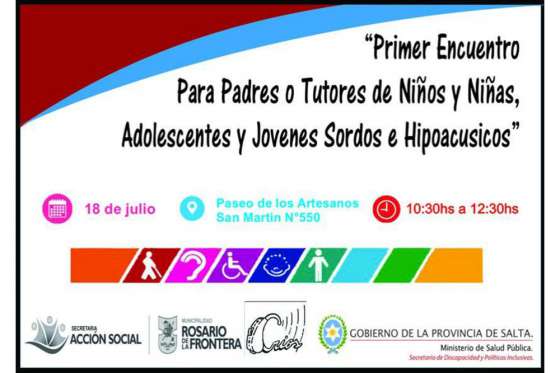 La próxima semana brindarán una charla para padres y tutores de personas con discapacidad auditiva