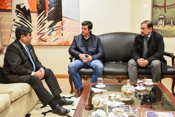El gobernador Urtubey se reunió con el vicegobernador de Tierra del Fuego