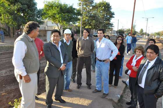 El Gobernador recorrió diversas obras en Joaquín V. González
