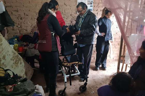 Nuevas tecnologías optimizan la calidad de vida de niños con discapacidad de Rivadavia