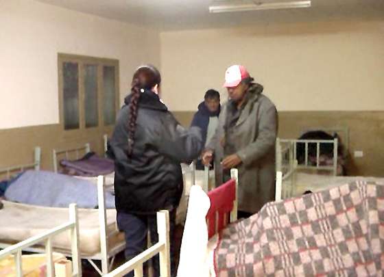 Más de 100 personas fueron asistidas en el Operativo Abrigo