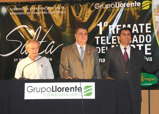 Se vendió la totalidad de los lotes en el primer remate ganadero televisado 