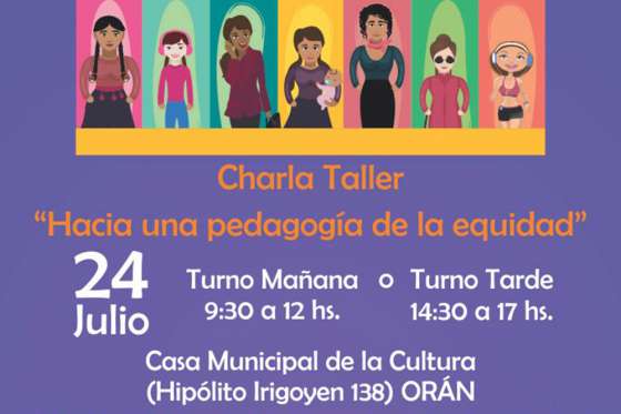 Capacitación sobre equidad de género en Orán
